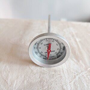 VTG Cooper Candy Jelly Deep Fry Thermometer USA Aluminum 6.25"